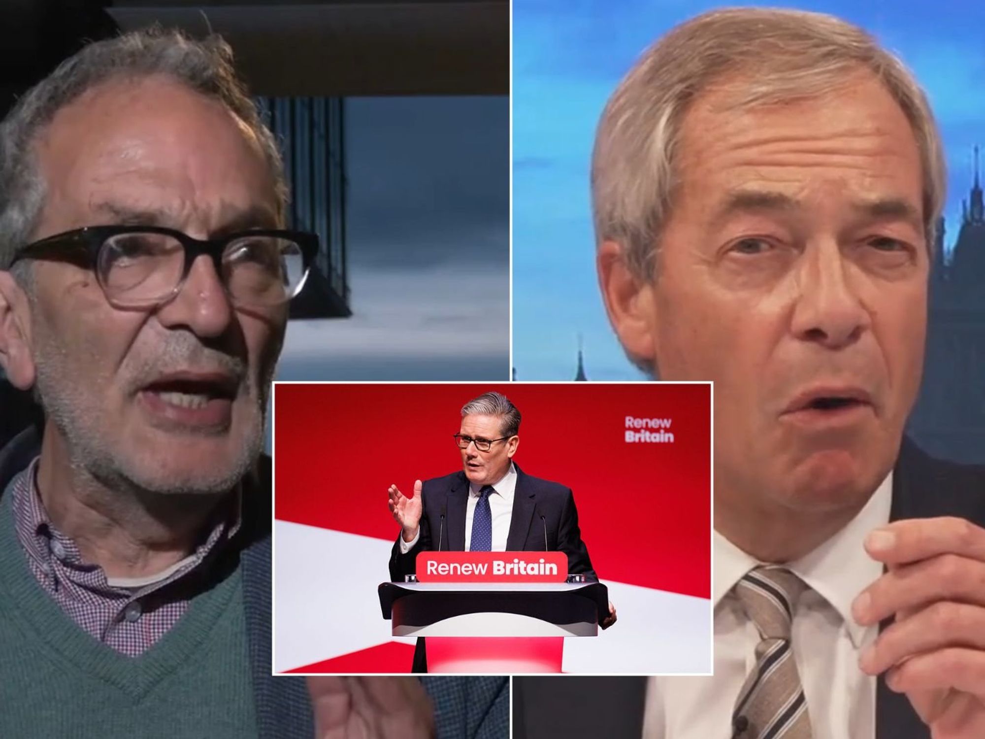 Lord Glasman, Nigel Farage