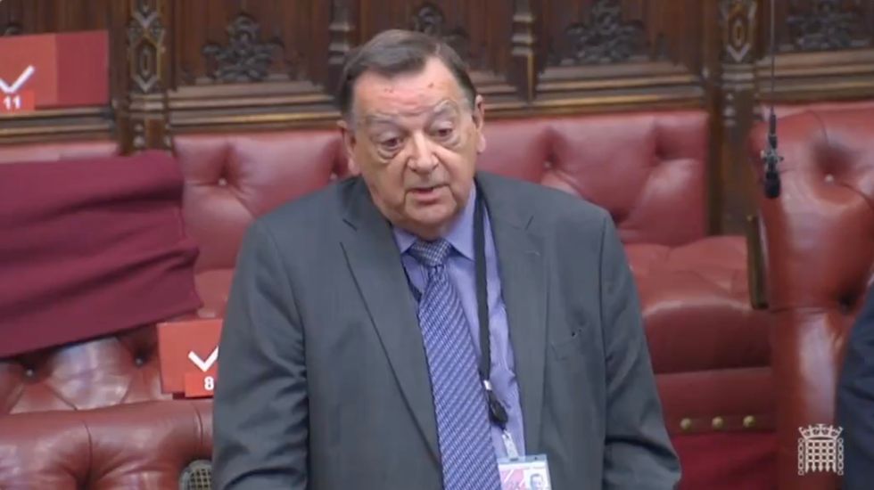 Lord Griffiths said peers are struggling with the heavy legislative programme