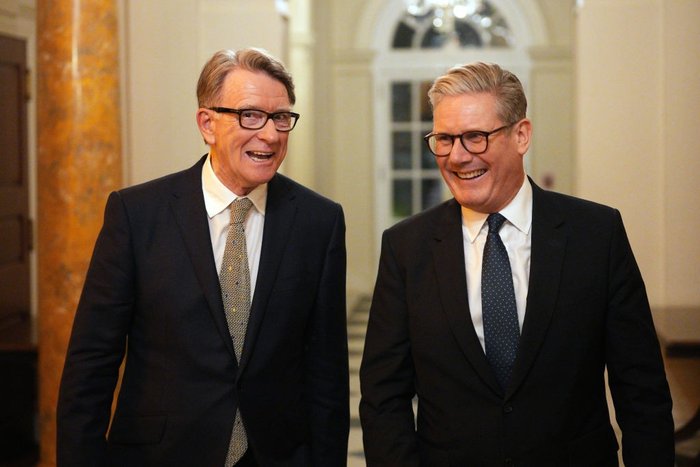 Lord Mandelson and Keir Starmer