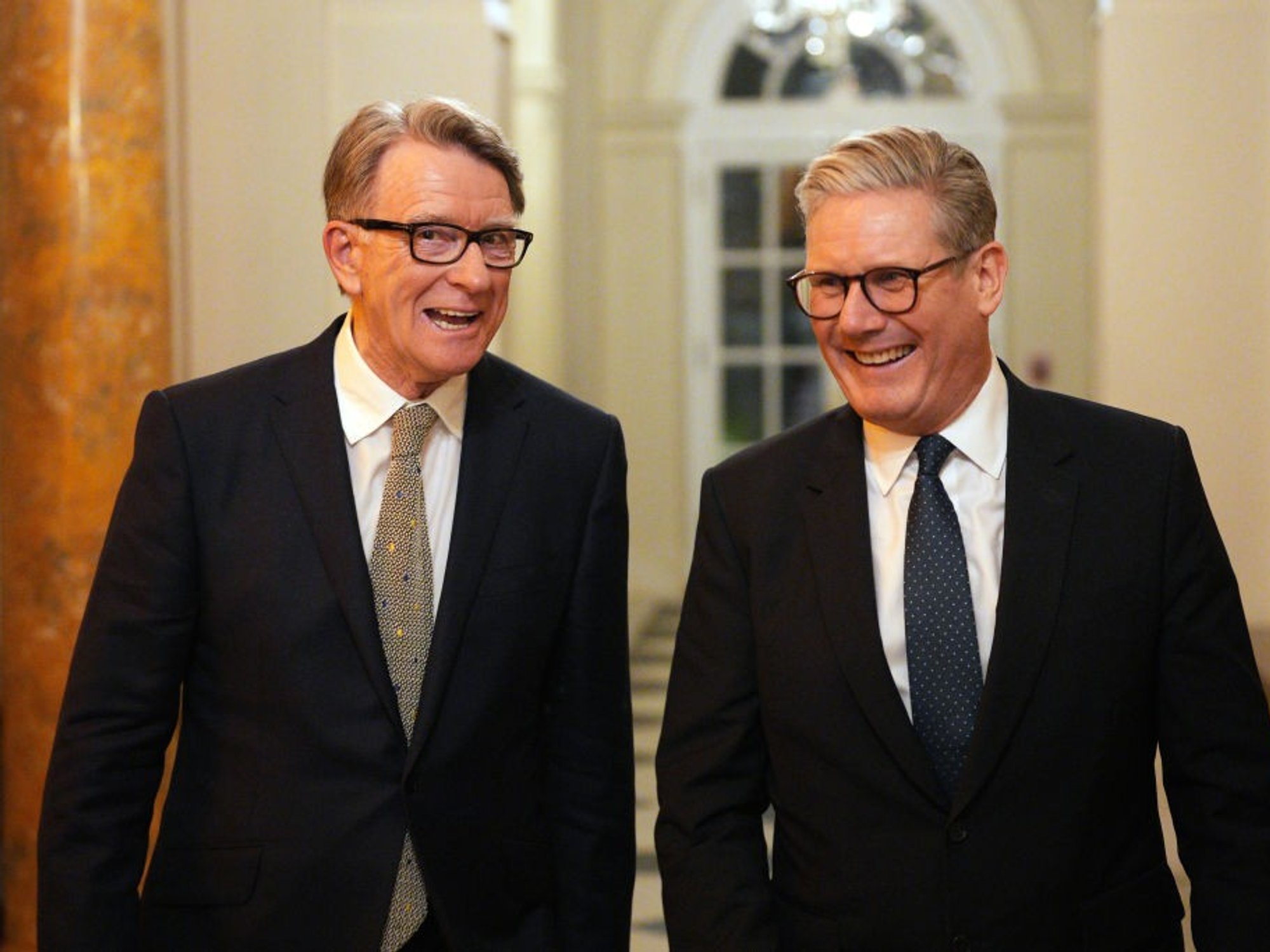 Lord Mandelson and Keir Starmer