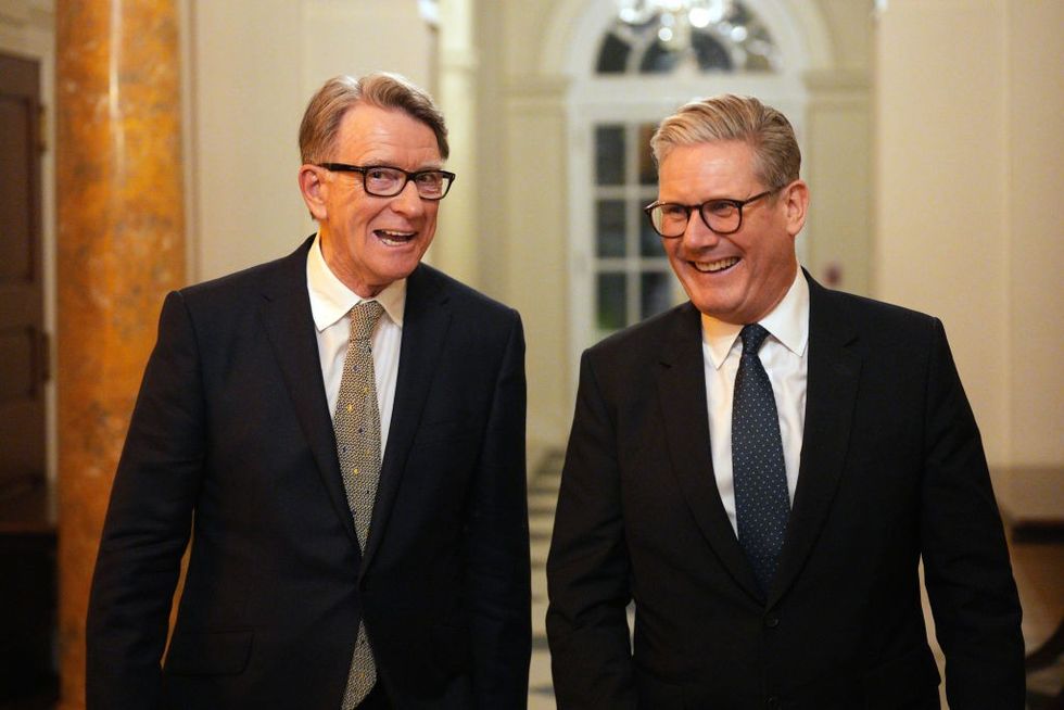 Lord Mandelson and Keir Starmer