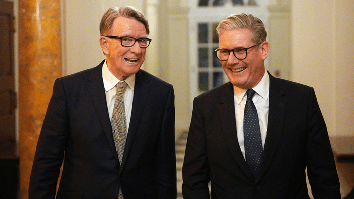 Lord Mandelson and Keir Starmer