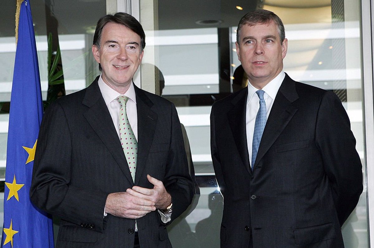 Lord Mandelson, Andrew Mountbatten-Windsor