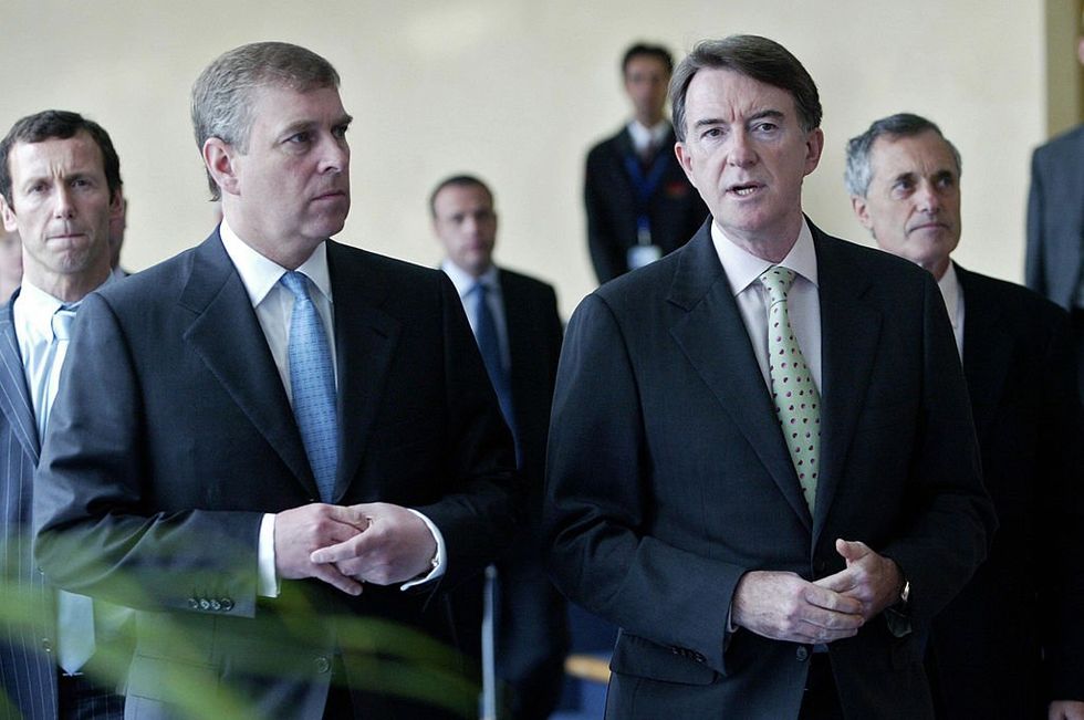 Lord Mandelson, Andrew Mountbatten-Windsor