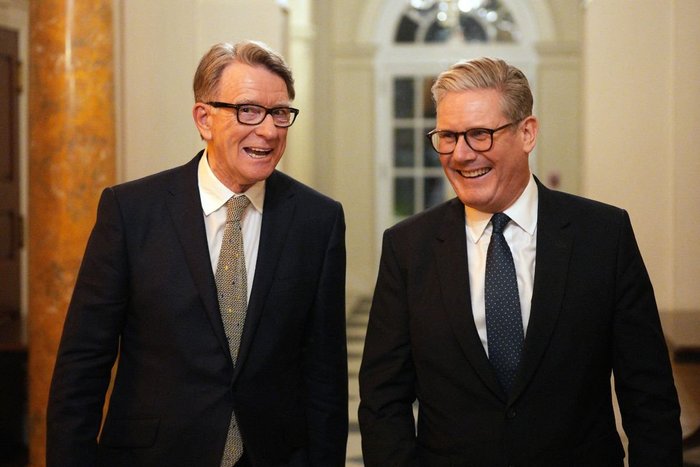 Lord Mandelson was sacked by Sir Keir Starmer last September