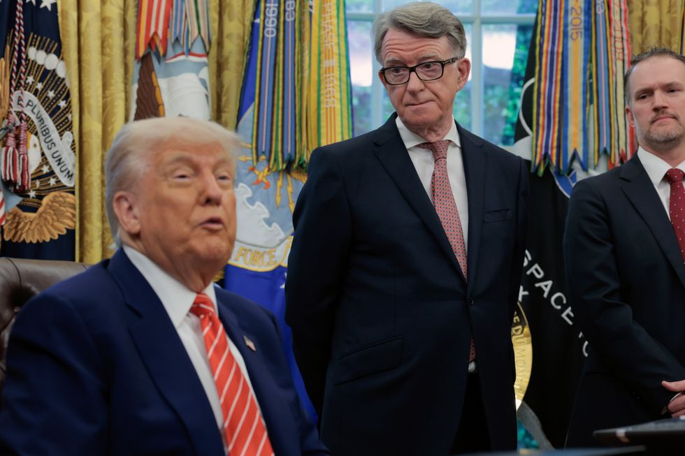 Lord Peter Mandelson, Donald Trump