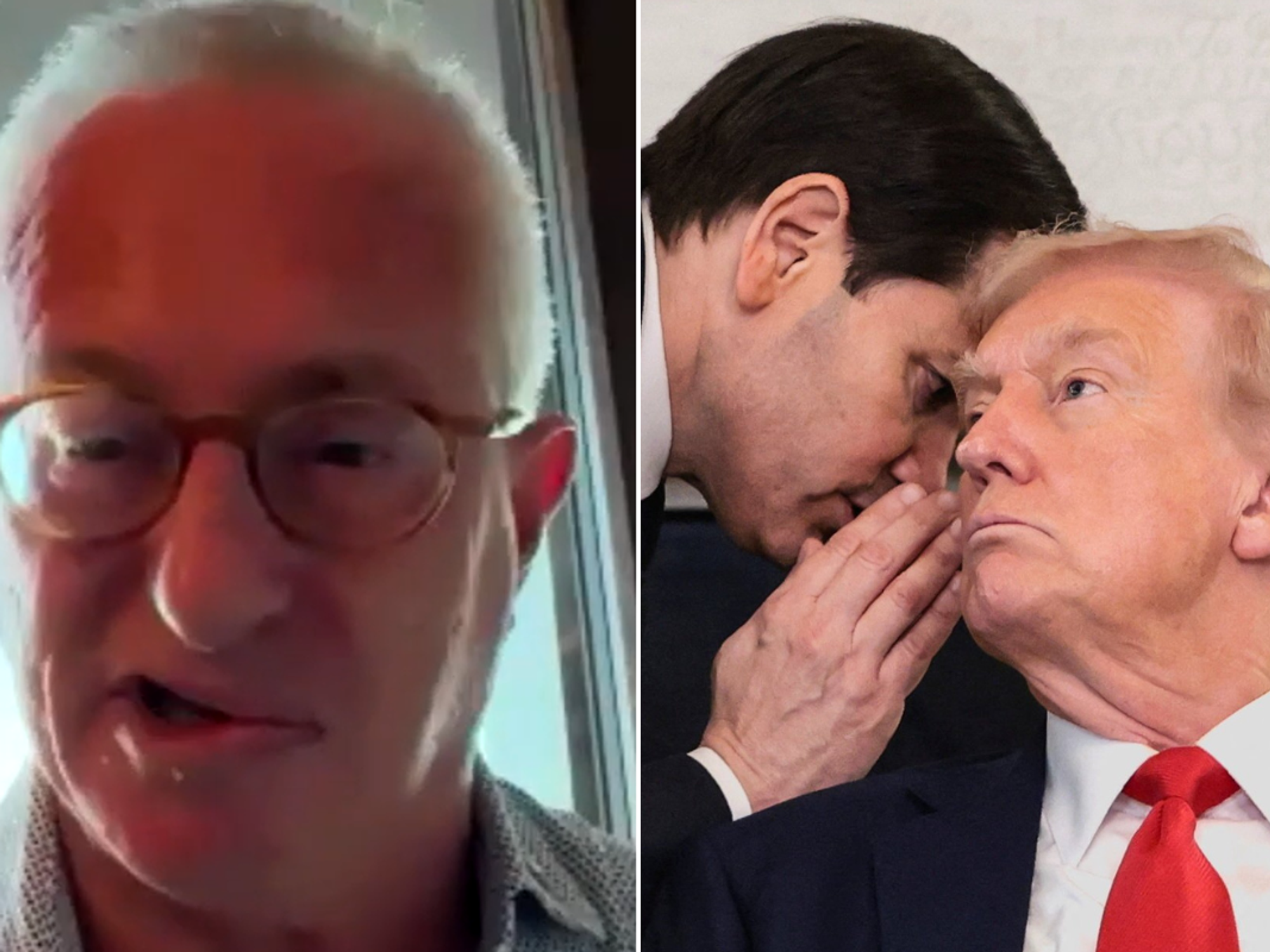 Lord Polak; Marco Rubio and Donald Trump