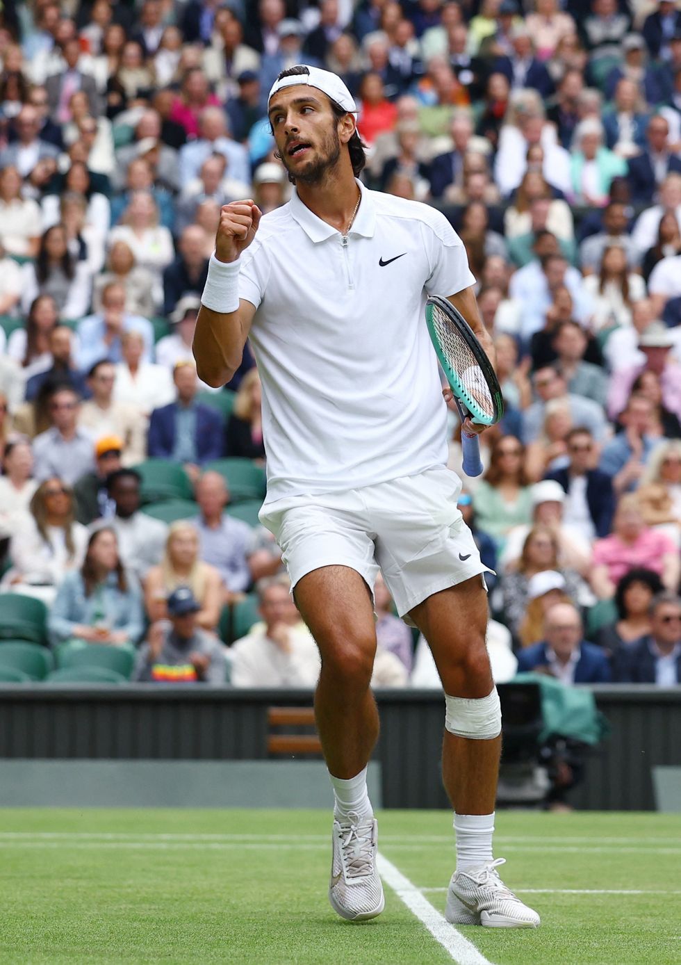 Lorenzo Musetti was no match for Novak Djokovic