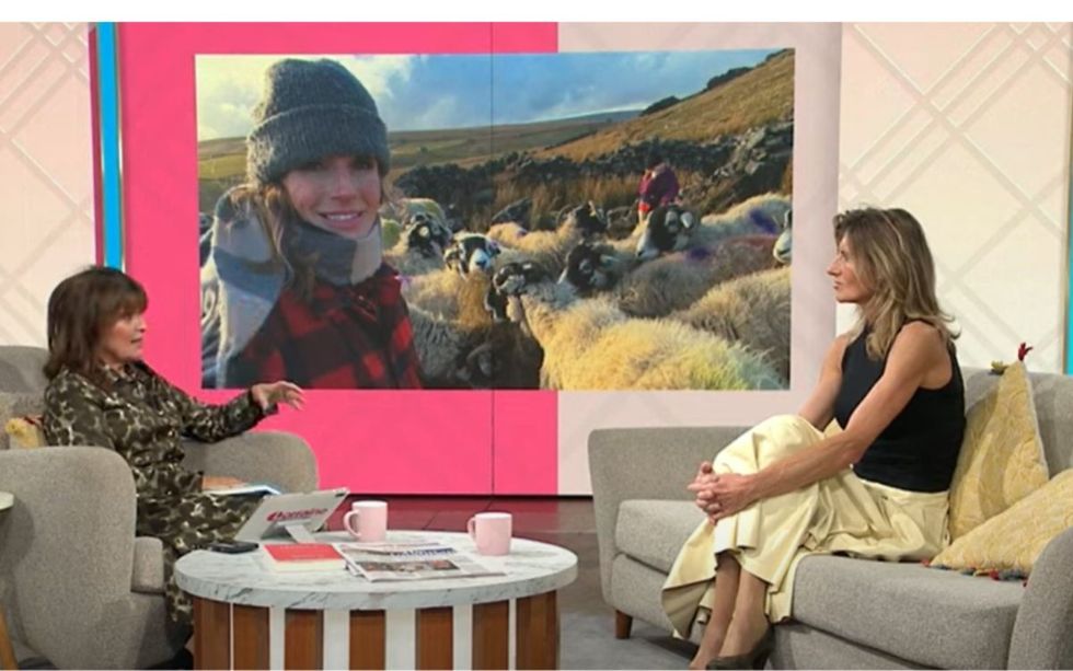 Lorraine Kelly and Amanda Owen