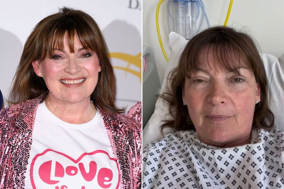 Lorraine Kelly, 65, issues major health update from hospital bed as she reveals upcoming surgery