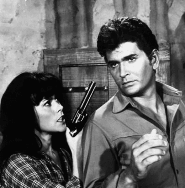 Lory Patrick and Michael Landon