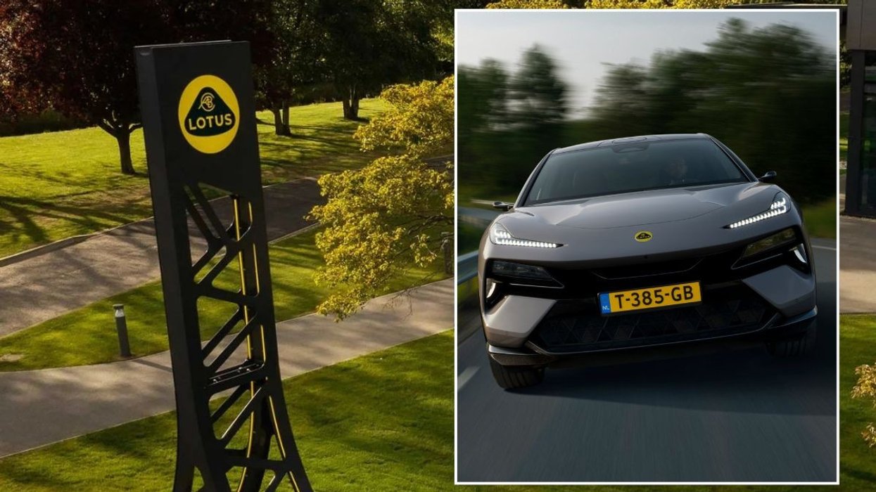 Lotus factory and a Lotus Eletre