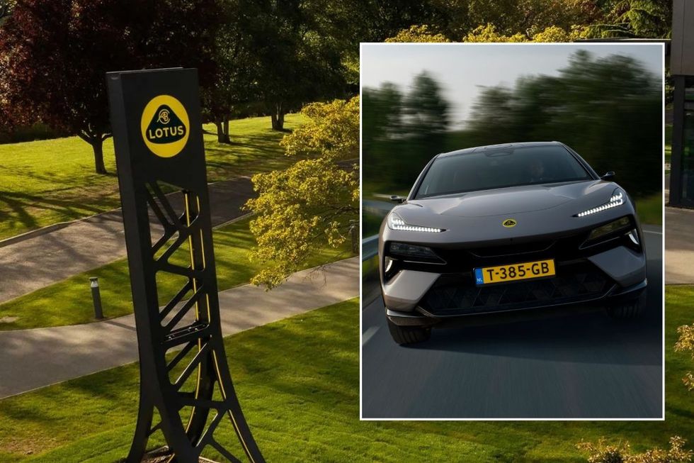 Lotus factory and a Lotus Eletre