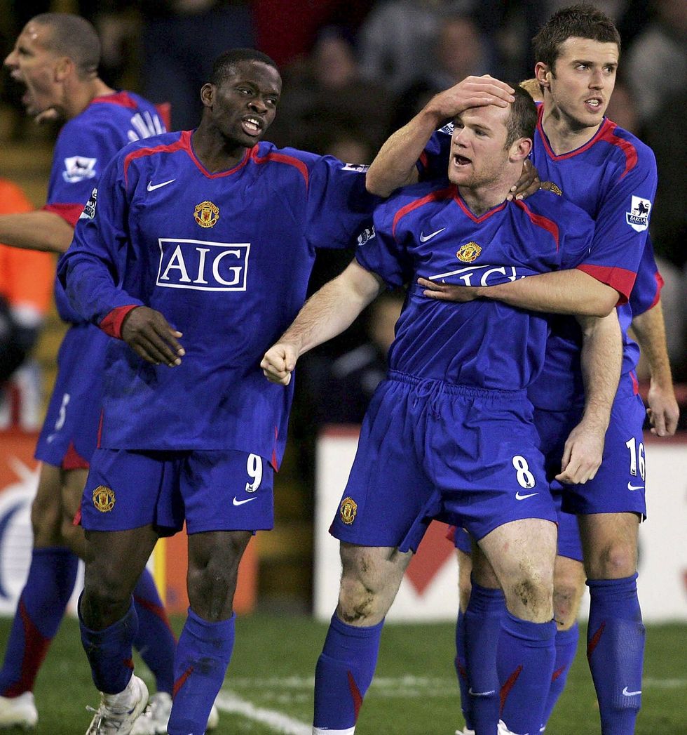 Louis Saha played alongside Michael Carrick at Manchester United