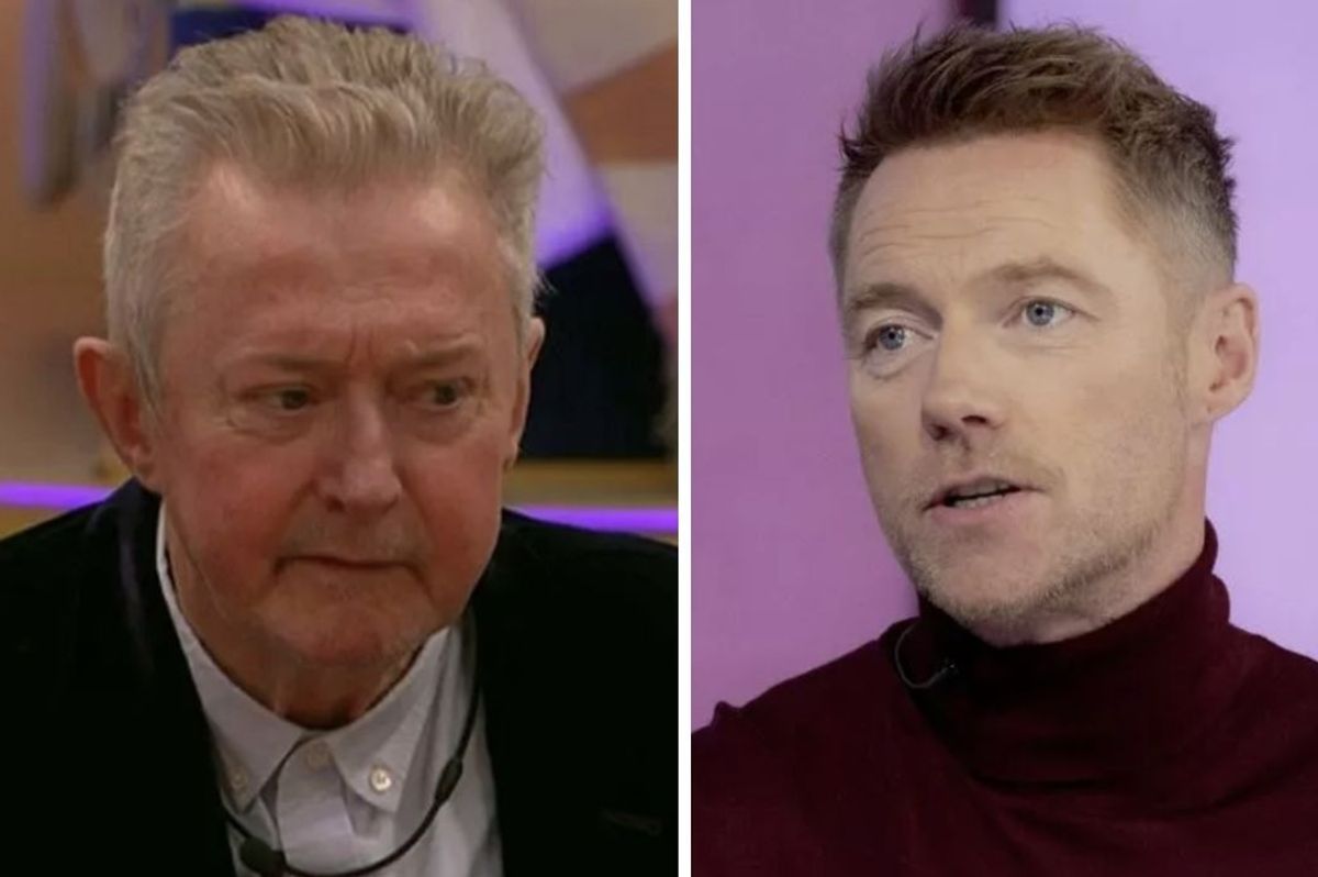 Louis Walsh and Ronan Keating