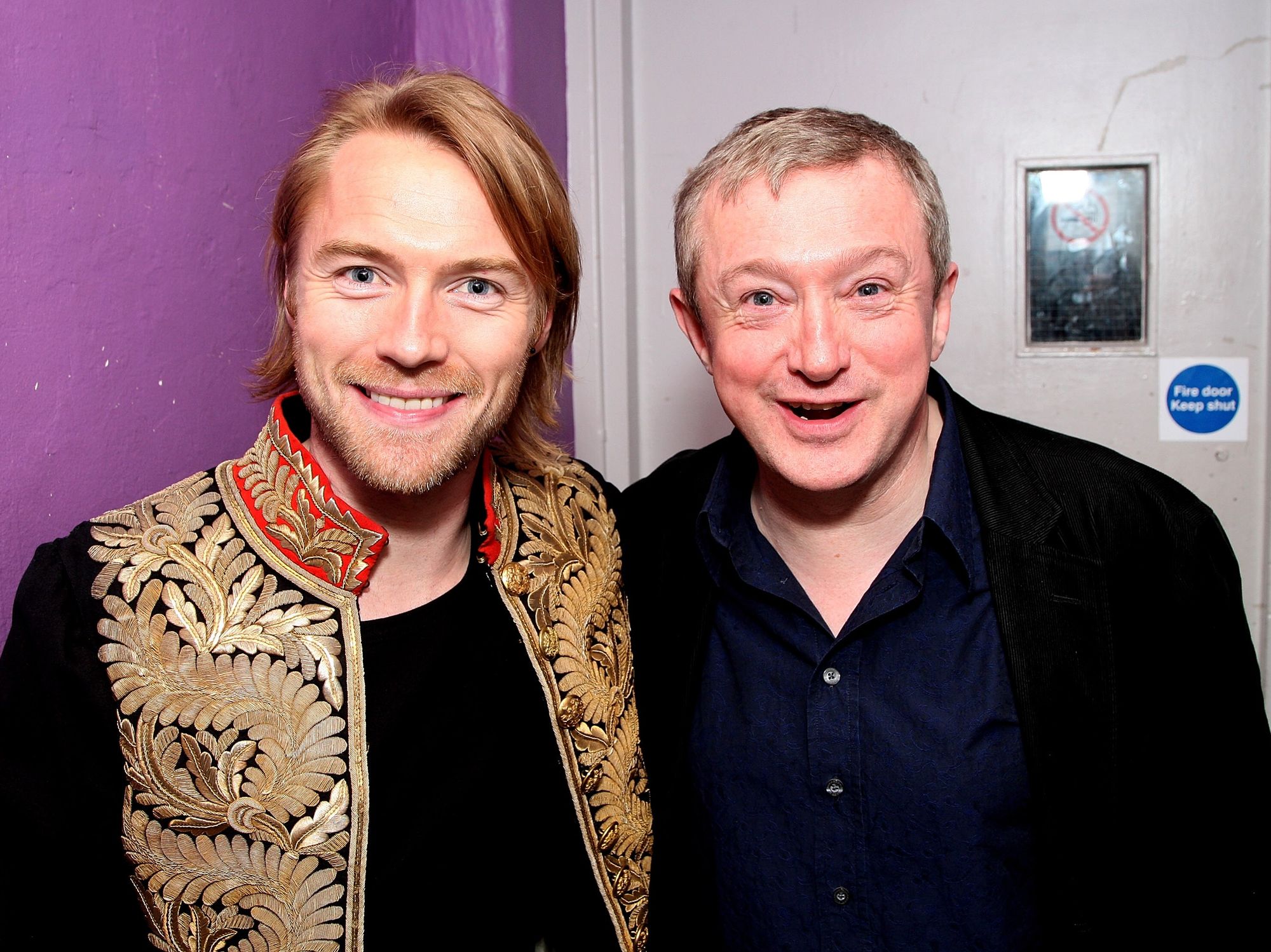 Louis Walsh and Ronan Keating