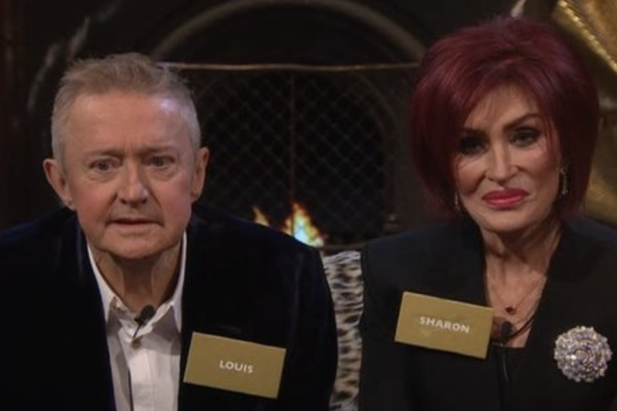 Louis Walsh and Sharon Osbourne