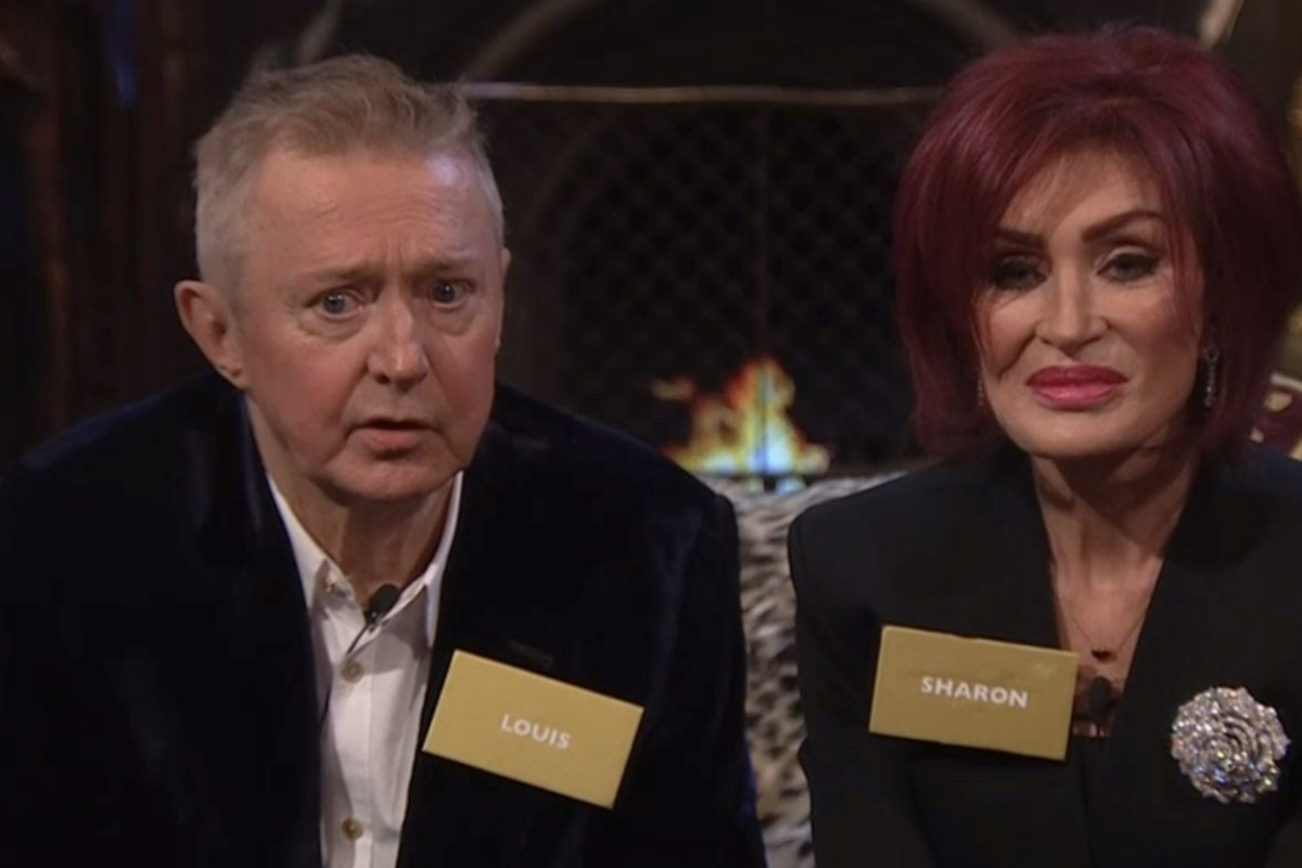 Louis Walsh and Sharon Osbourne