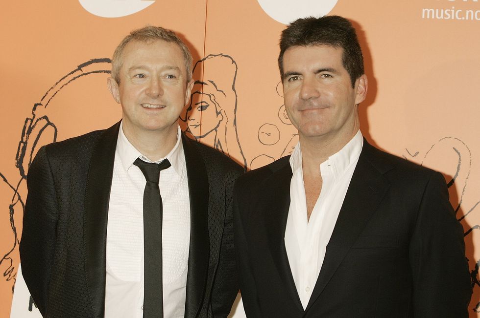 Louis Walsh and Simon Cowell