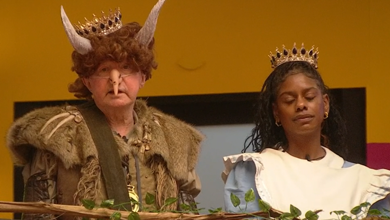 Louis Walsh and Zeze Mills