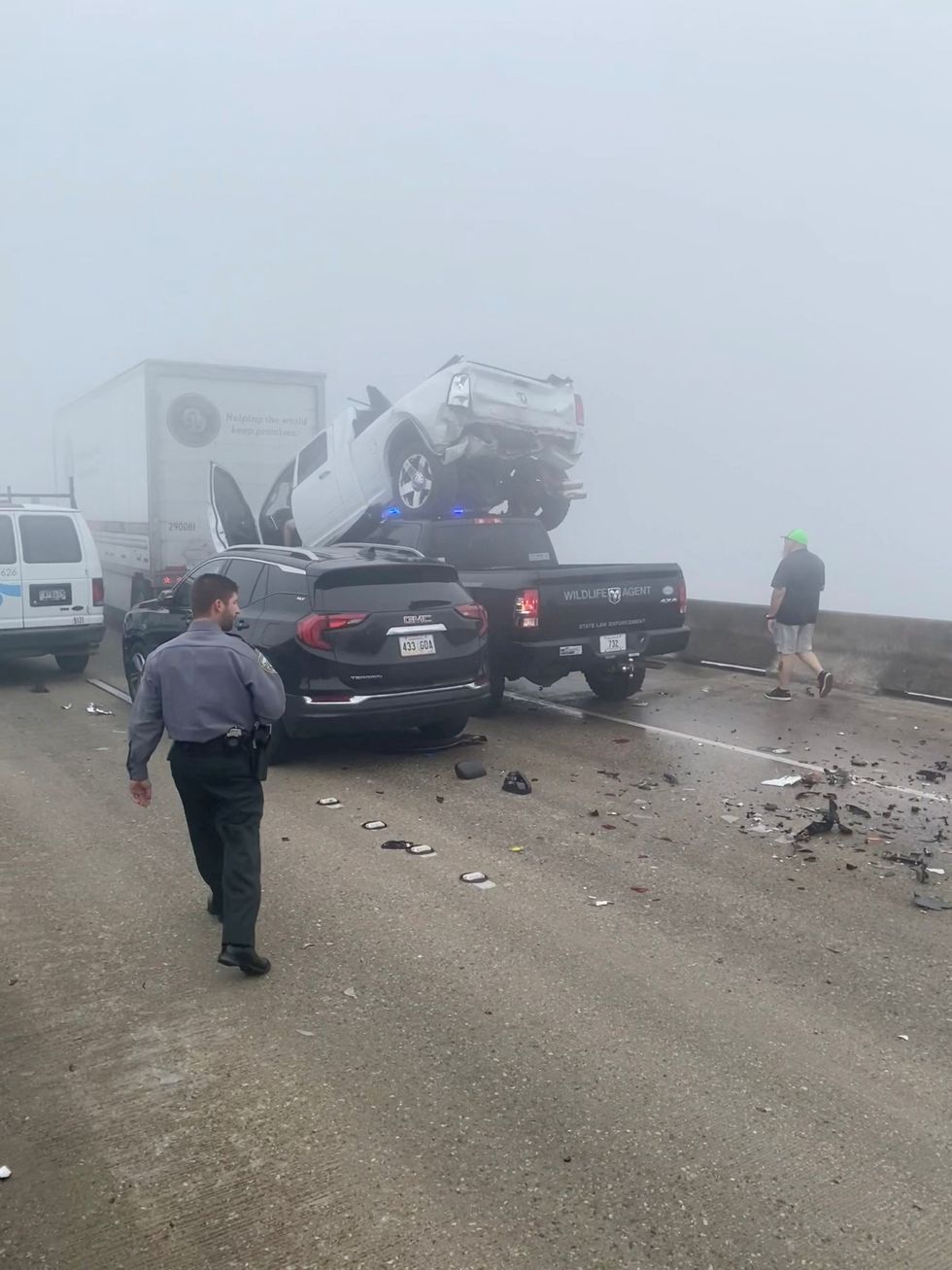Louisiana pile up