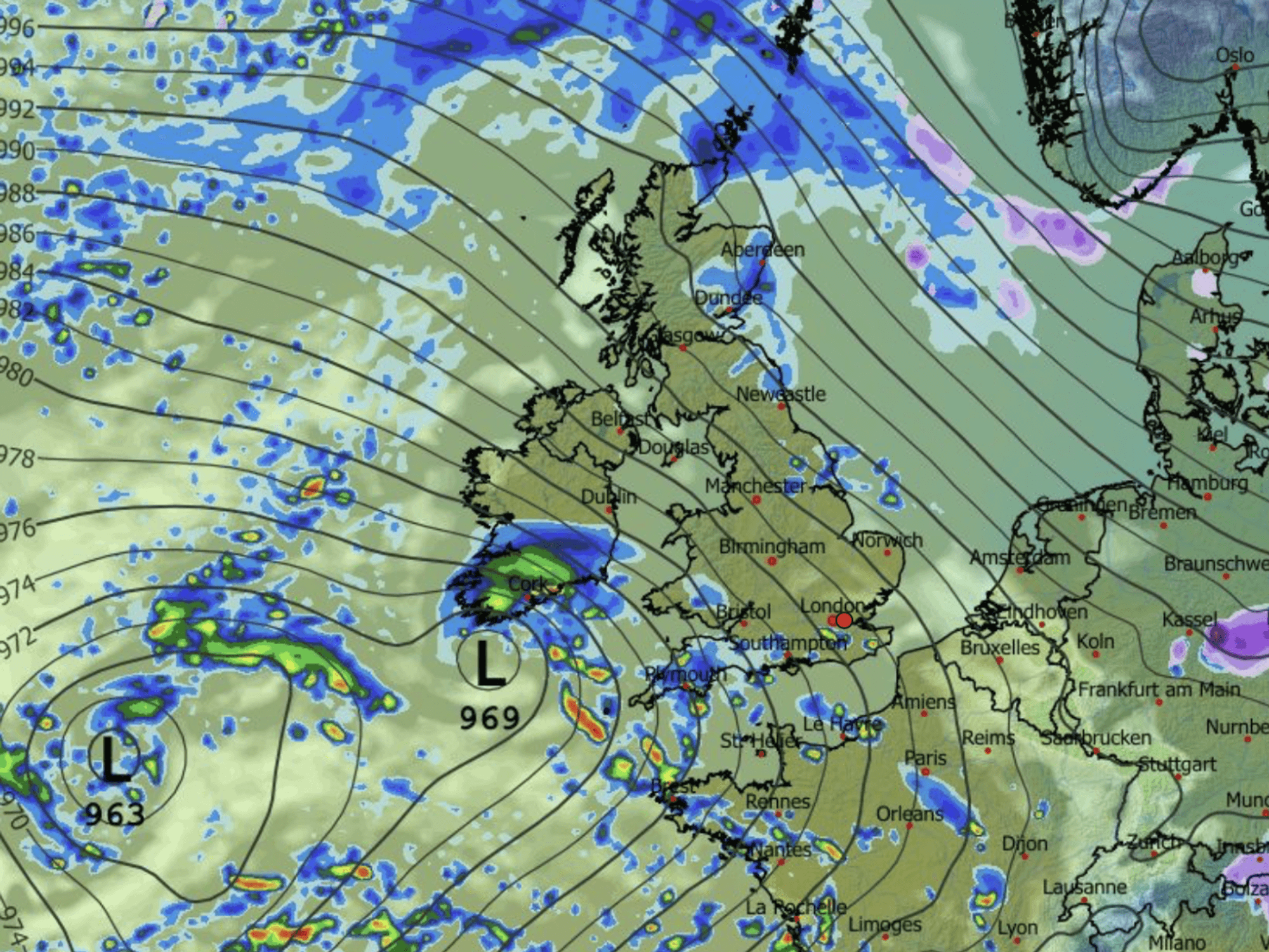 Low pressure after low pressure hits the UK