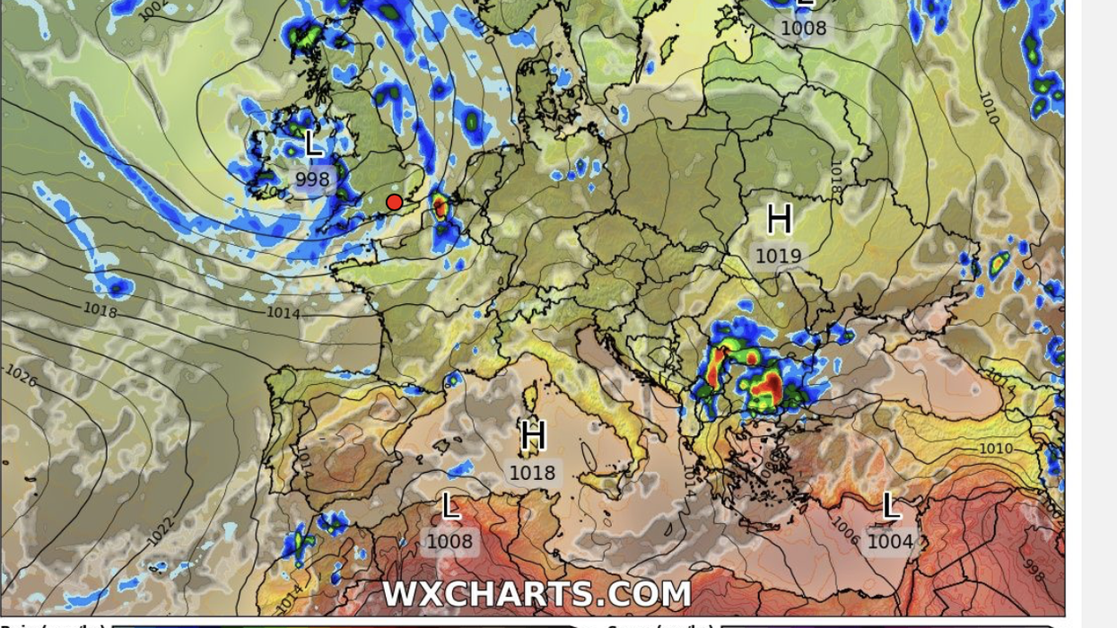 Low pressure dominates the UK