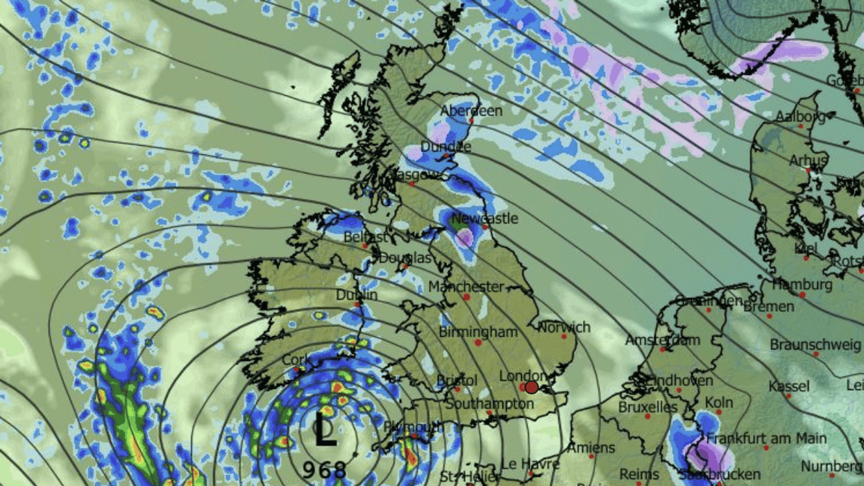 Low pressure hovers off the west coast
