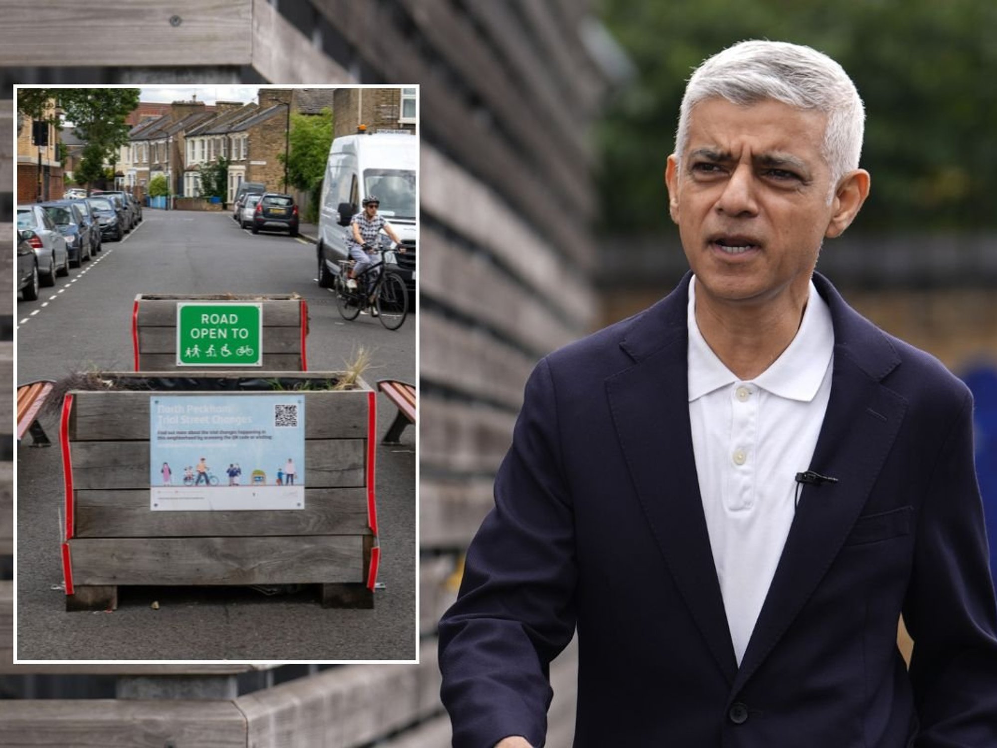 Low Traffic Neighbourhood and London Mayor Sadiq Khan