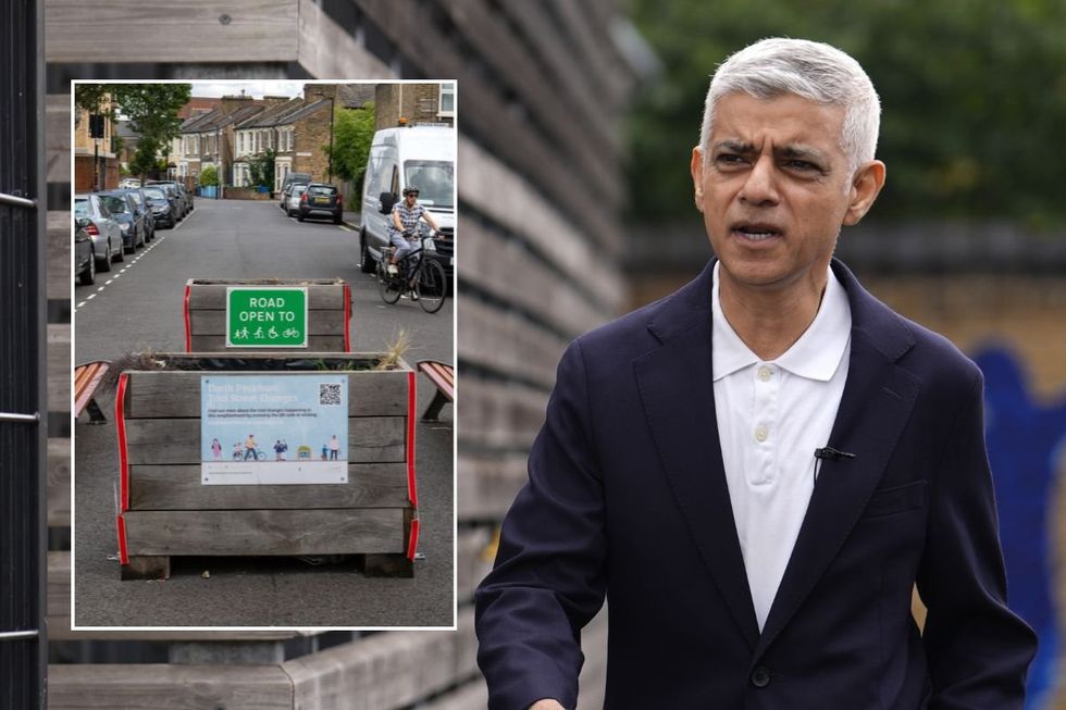 Low Traffic Neighbourhood and London Mayor Sadiq Khan