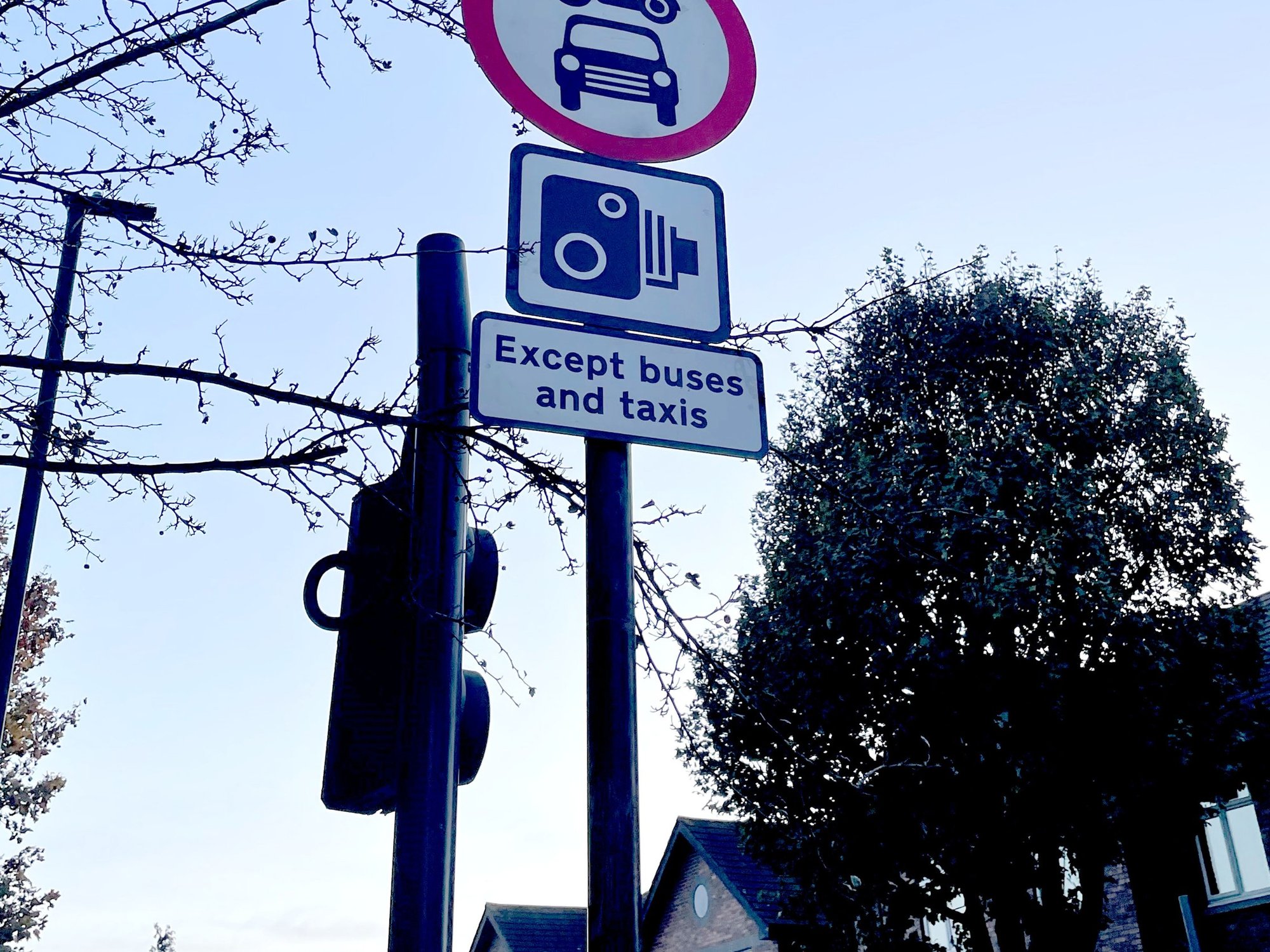 Low Traffic Neighbourhood sign in London