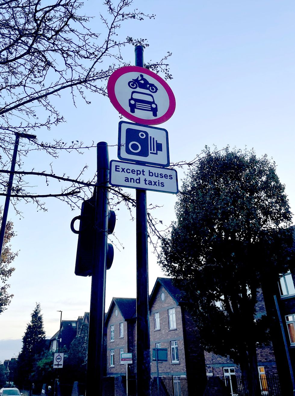 Low Traffic Neighbourhood sign in London