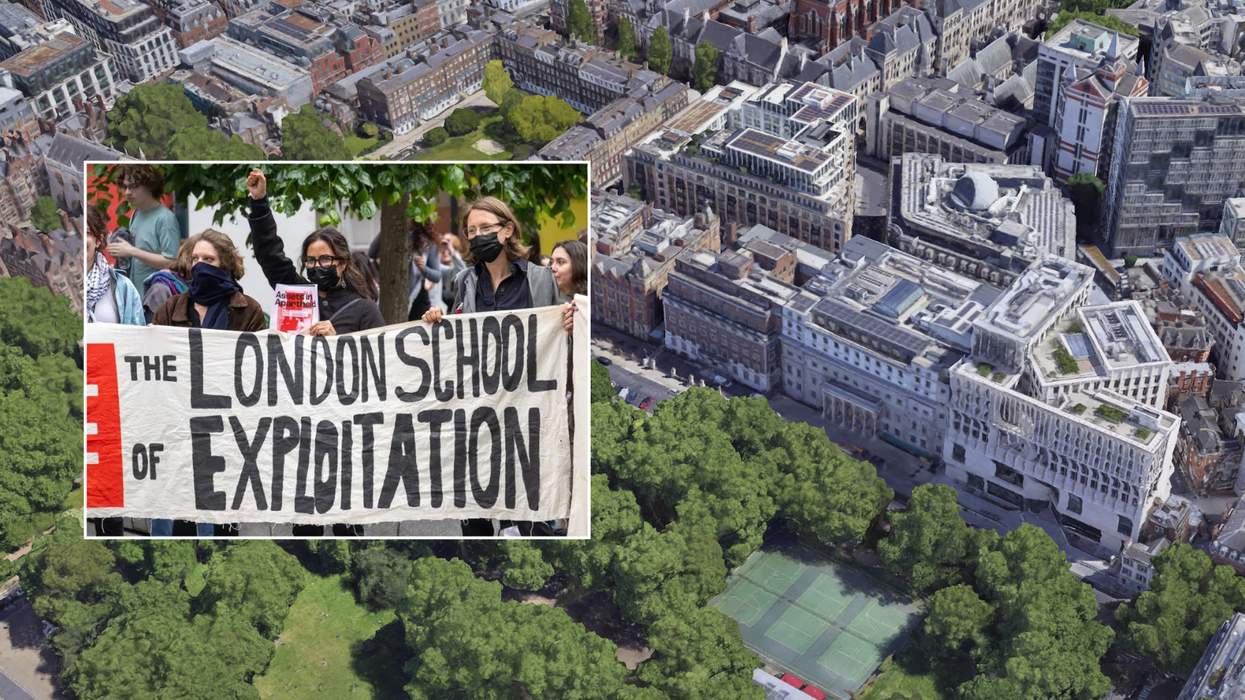 LSE protesters/Marshall Building