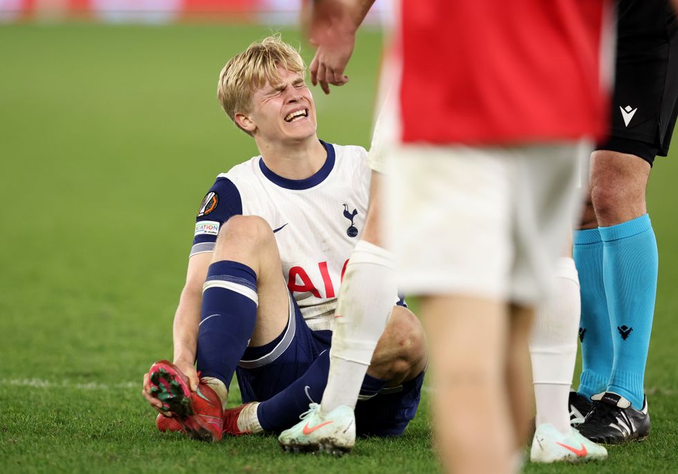 Lucas Bergvall had a tough time after scoring an own goal