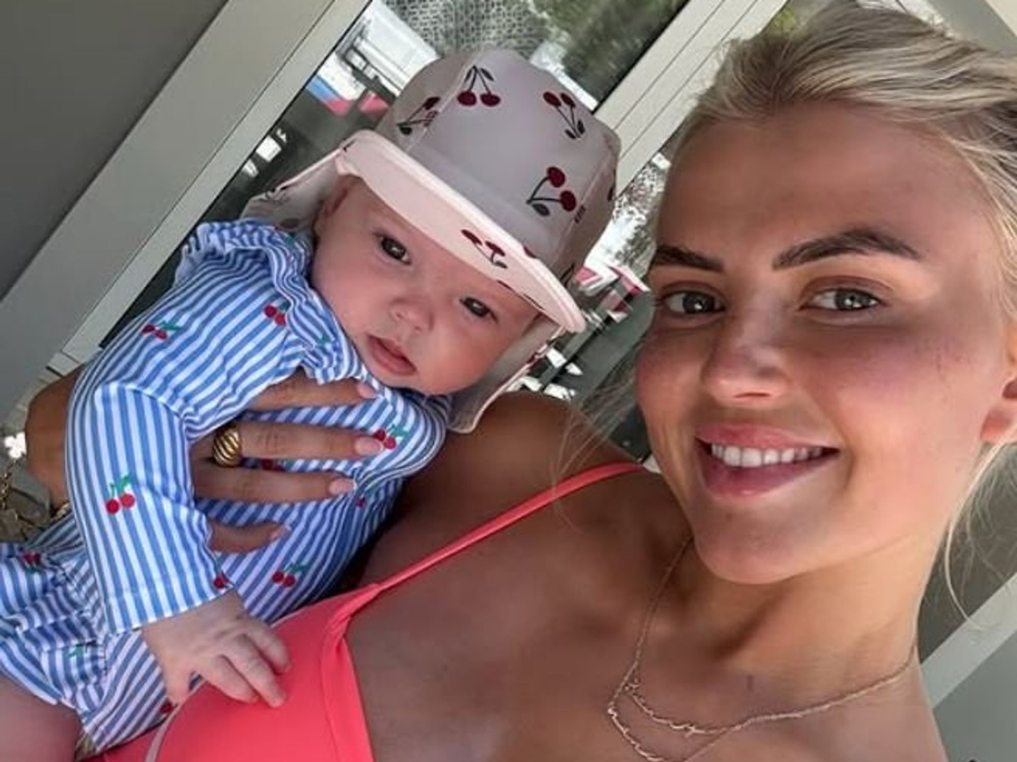 Lucy Fallon's baby daughter