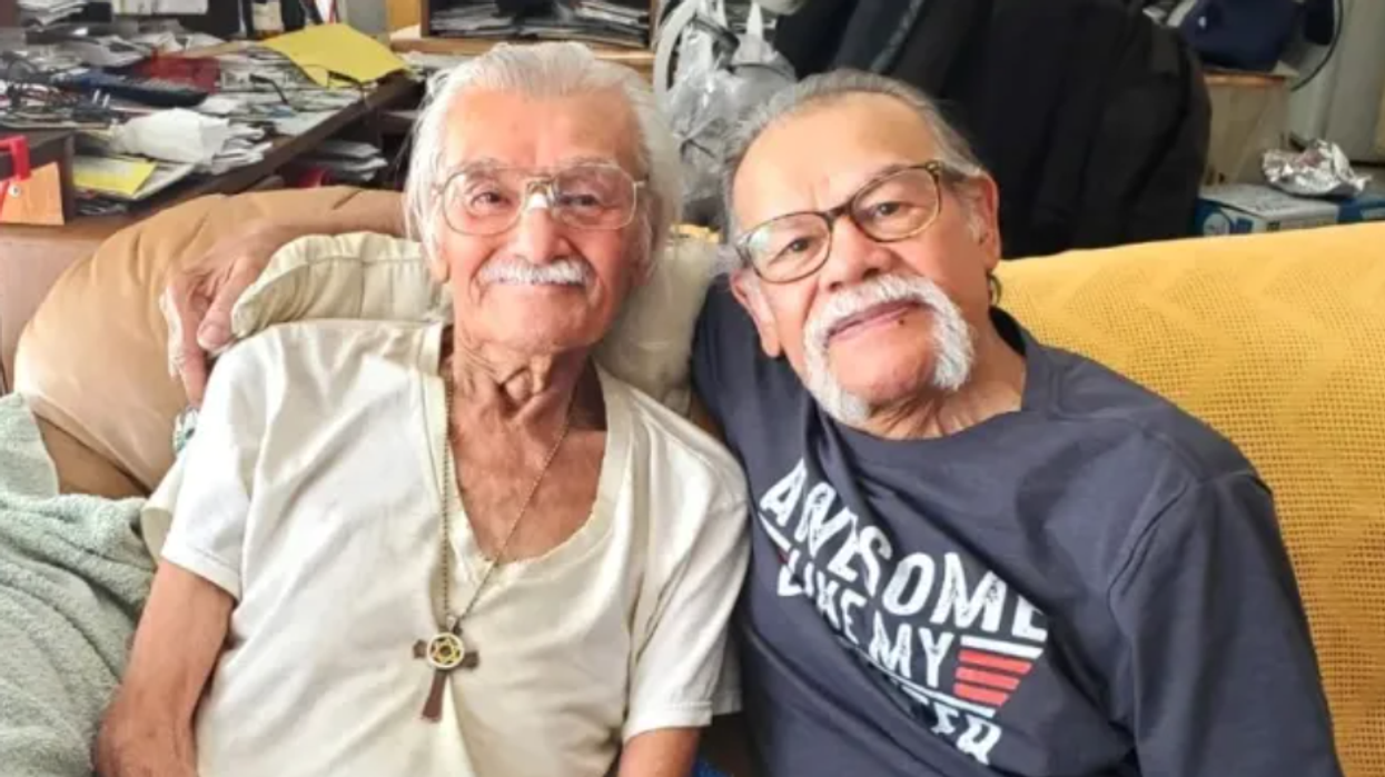 Luis Armando Albino (right) and his brother Roger