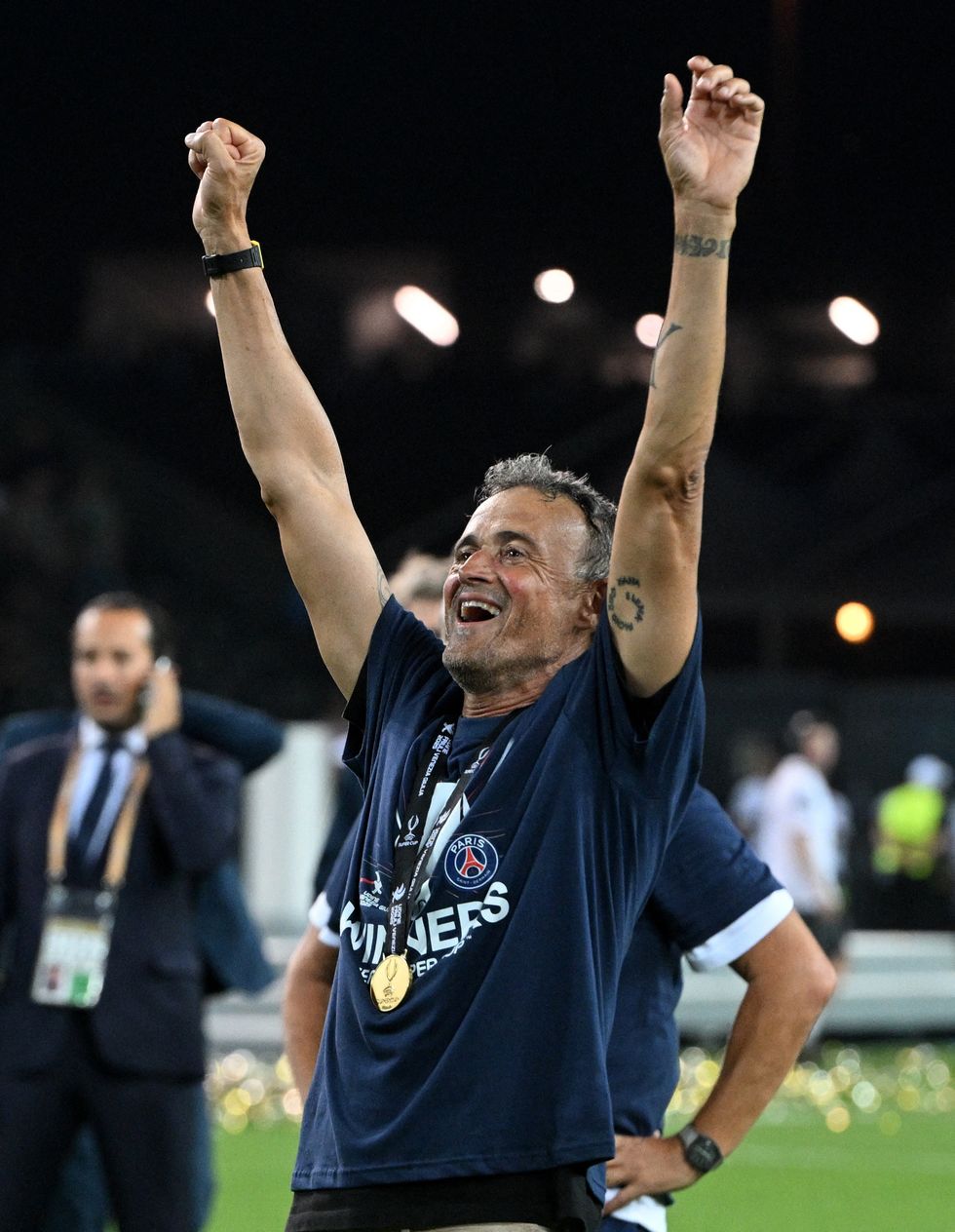 Luis Enrique PSG Tottenham
