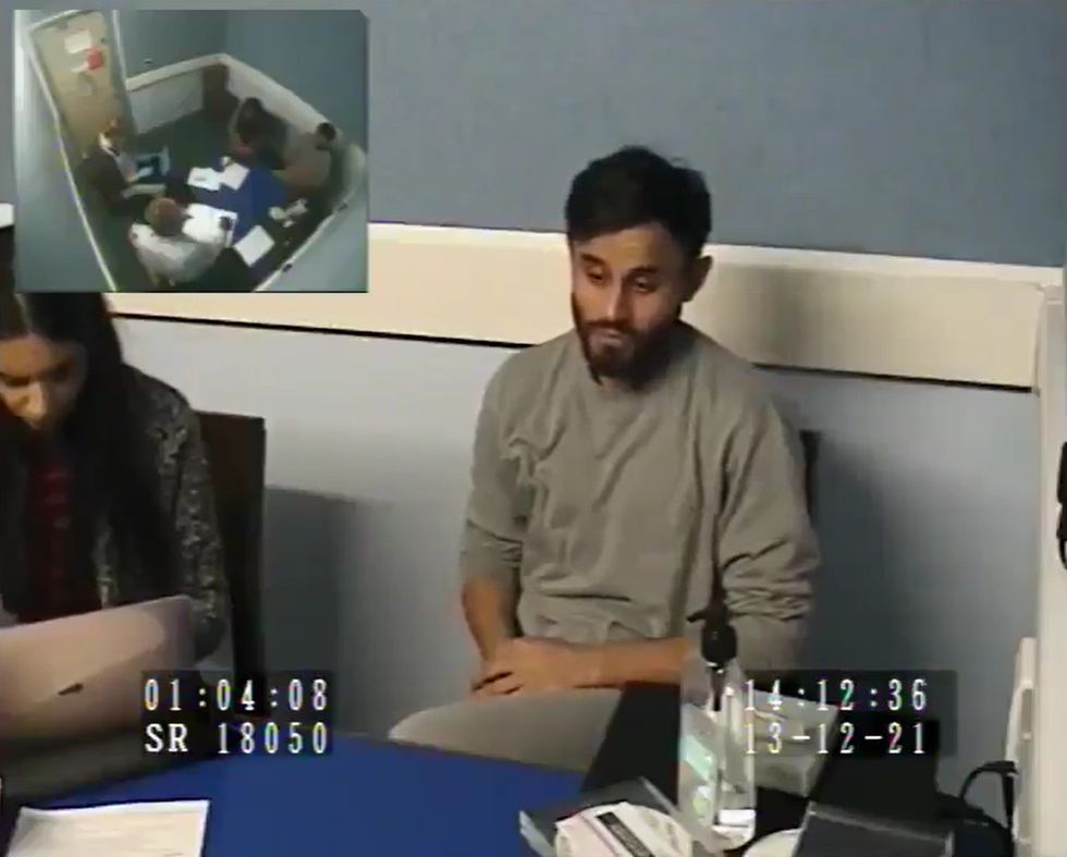 Luiz Da Silva Neto during his police interview