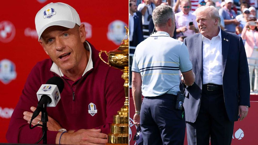 Luke Donald Ryder Cup Donald Trump
