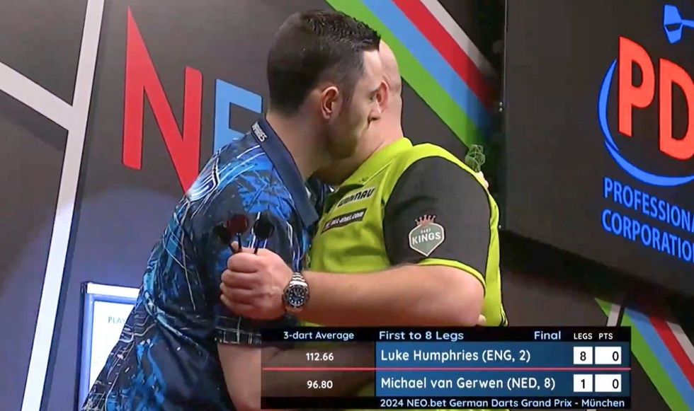 Luke Humphries and Michael van Gerwen