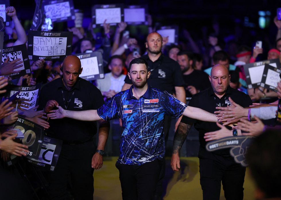 Luke Humphries was booed by some of the crowd