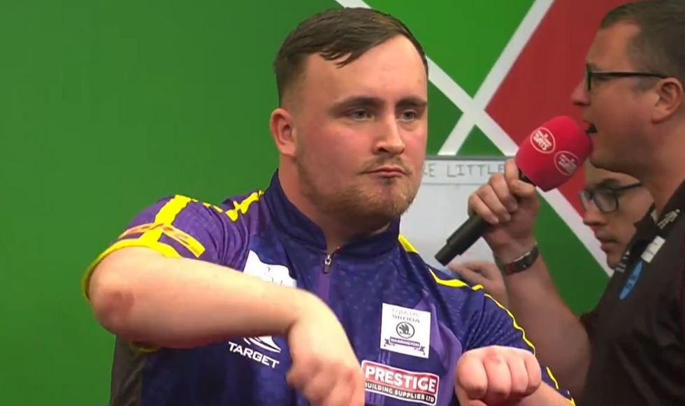 Luke Littler also hit a nine-darter in the tournament