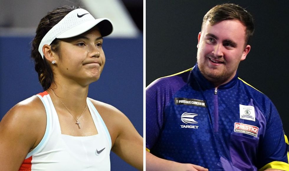Luke Littler and Emma Raducanu have some similarities