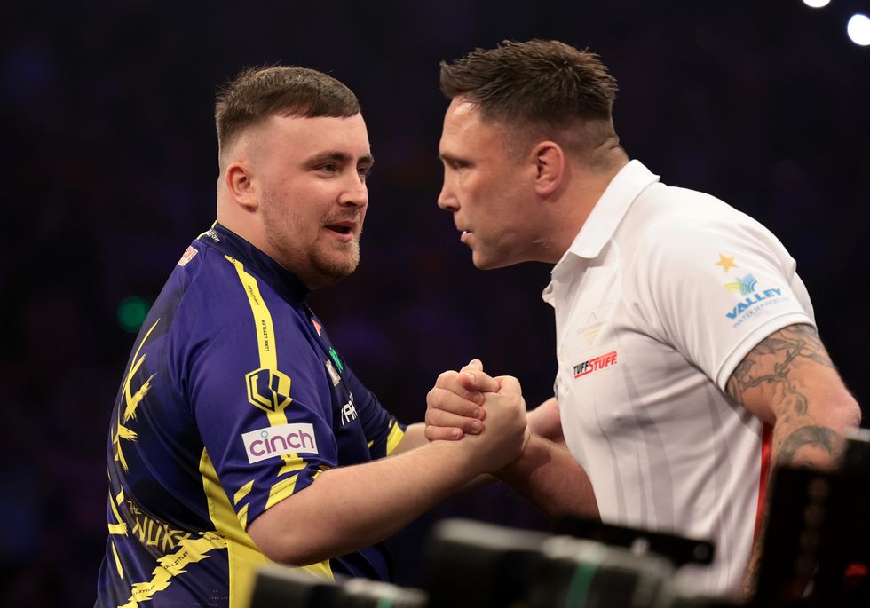 Luke Littler and Gerwyn Price