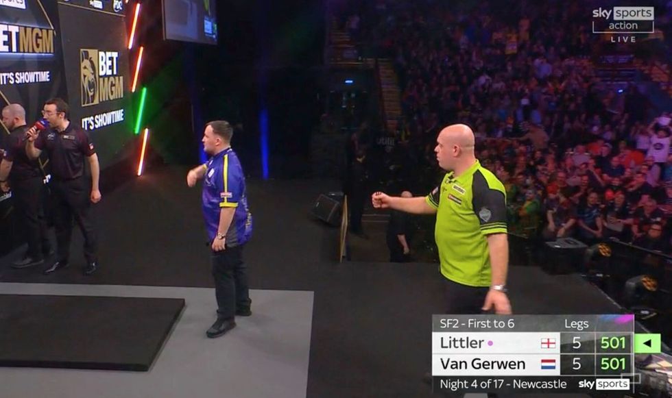 Luke Littler and Michael van Gerwen