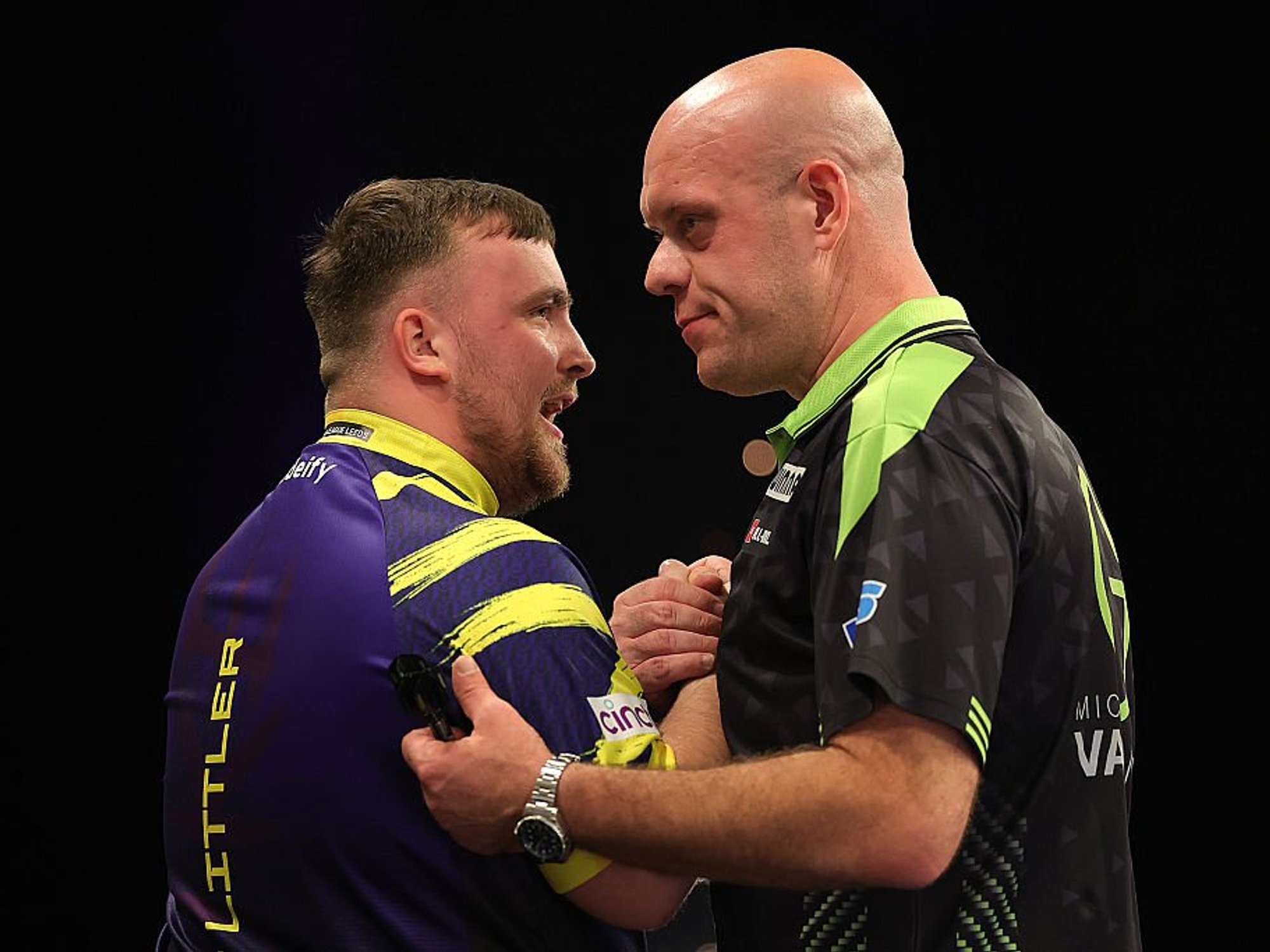 Luke Littler and Michael van Gerwen