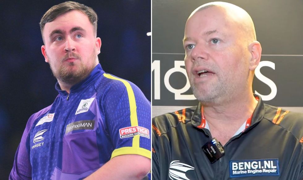 Luke Littler and Raymond van Barneveld