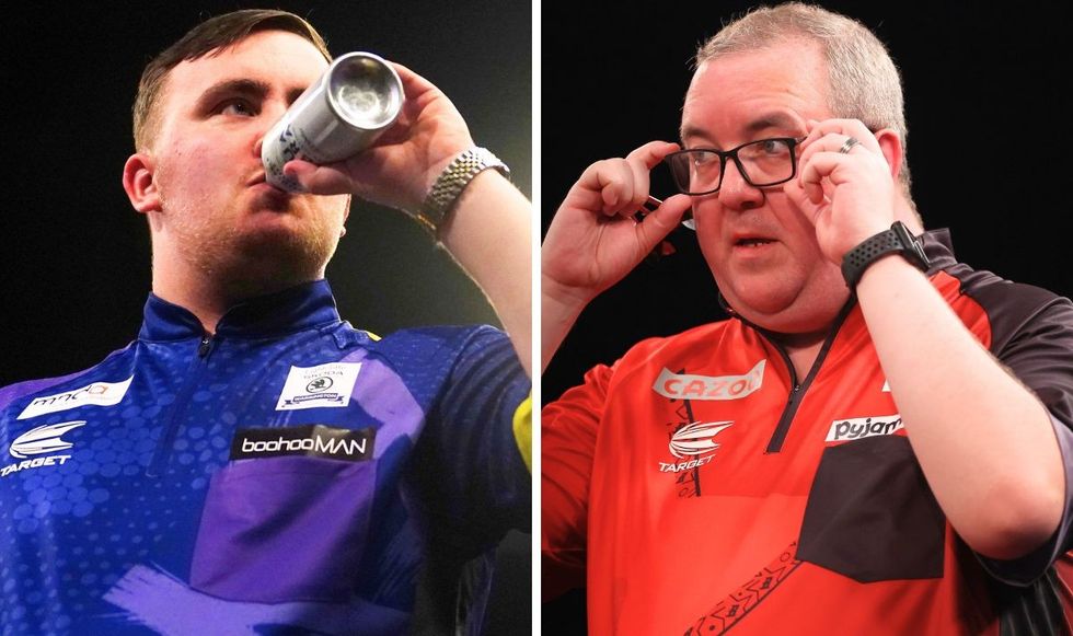Luke Littler and Stephen Bunting