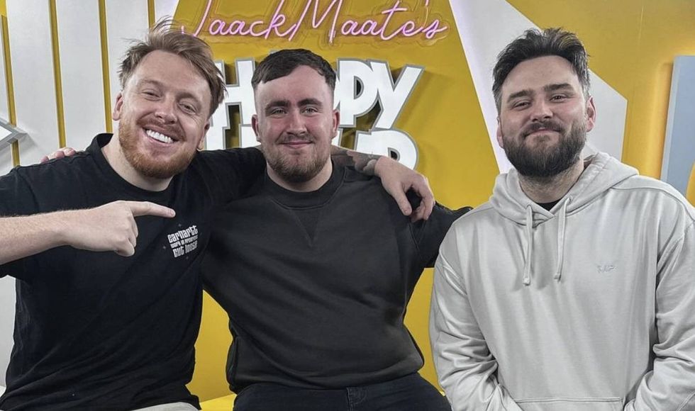 Luke Littler appeared on the popular Happy Hour podcast