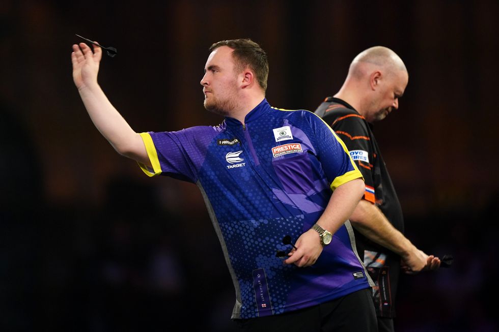 Luke Littler averaged 105 against Raymond van Barneveld